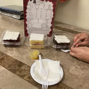 Cake tasting