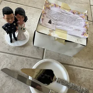 a bride and groom on their wedding day