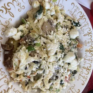 a plate of food