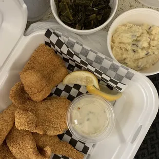 Delicious! And great portion of fried fish