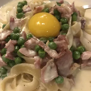 Carbonara Con Piselli