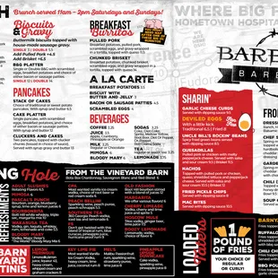 Our New Menu for 2025!