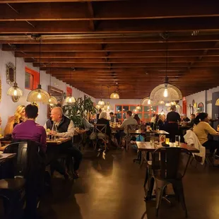 the interior of a restaurant
