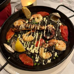 Paella seafood