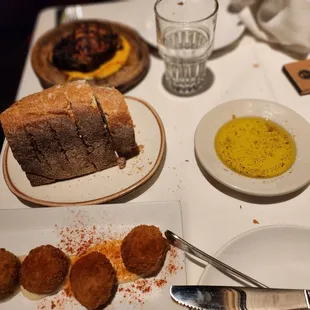 Croquettes and Bread