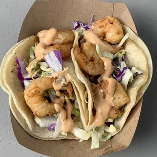 Shrimp tacos