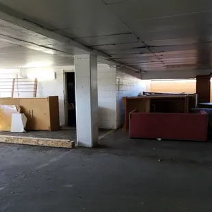 Entrance of parking garage