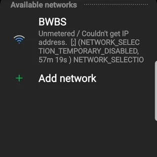 Couldn't even get wifi