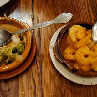 Brussels Sprouts and Garlic Shrimp