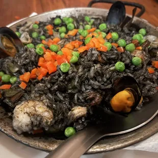Squid Ink Black Paella