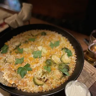 Paella vegetarian