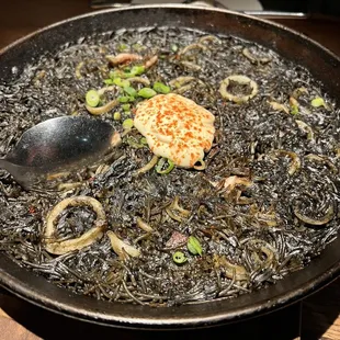 Black squid ink pasta