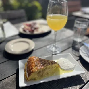 Potato Tortilla and mimosa