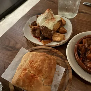 Patatas Bravas and House-Made Focaccia