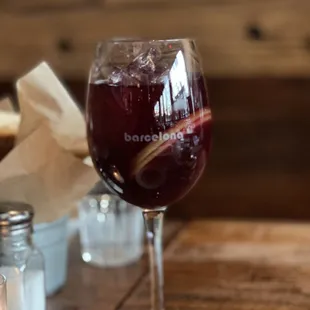 Red sangria.