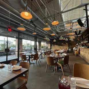 View of the dining area.