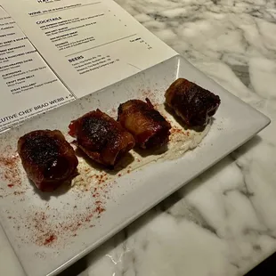 Bacon Wrapped Dates