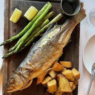 Whole Roasted Branzino