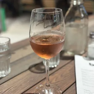 Rose brut bubbles
