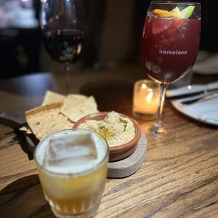 Sangria, red wine and Bourbon Spice Rack
