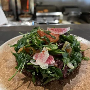 Kale &amp; Arugula salad (lunch)