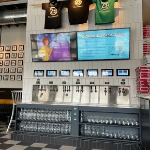 Self-serve wine &amp; beer on tap!!