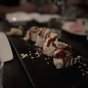 sashimi, sushi, sushi and sashimi, food