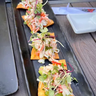 Ceviche tostadas
