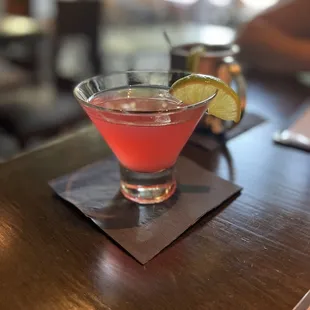 Hibiscus Mint Martini