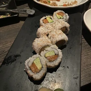 Salmon avocado roll