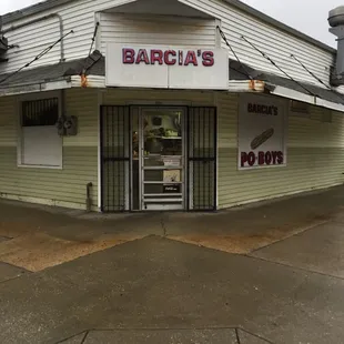 the front of the store