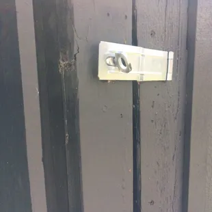 Should have a lock on it...