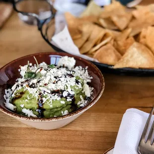 Chips &amp; Barcocina Guacamole; the best guac on the menu!
