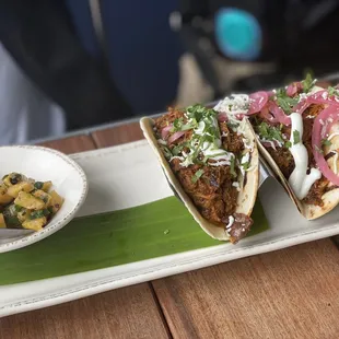 Pineapple pork tacos