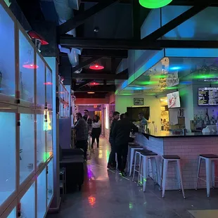 Cool Bar Area! Love the lighting! Felt like a theme park