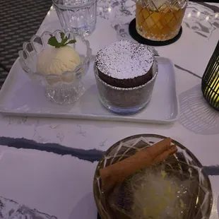 Chocolate soufflé ice cream