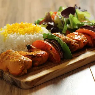 Chicken Kabob Plate