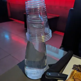Brunch after dark: water