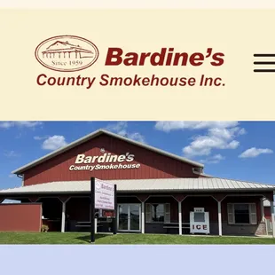 a picture of bardine's country smokehouse