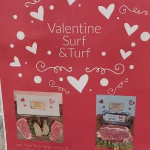 a sign for valentine's day