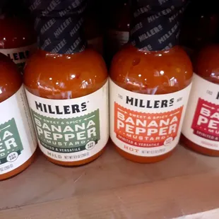 a variety of sauces