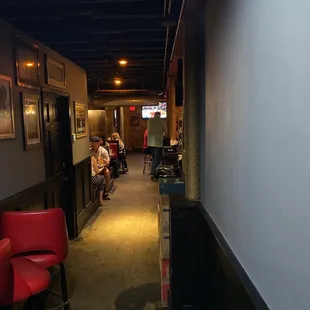 people sitting at the bar