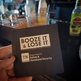 booze it and lose it menu