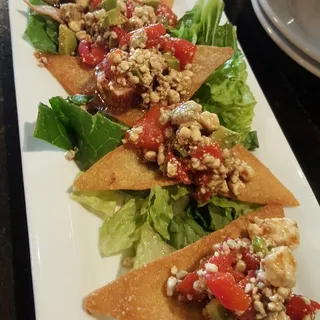 Seared Ahi Tuna Wontons
