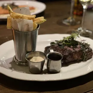 Prime New York steak