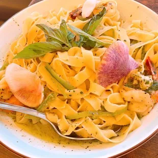 Fettuccine with Shrimp