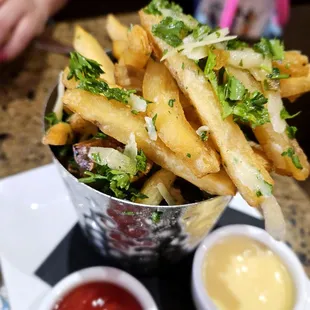 Truffle and parmesan fries