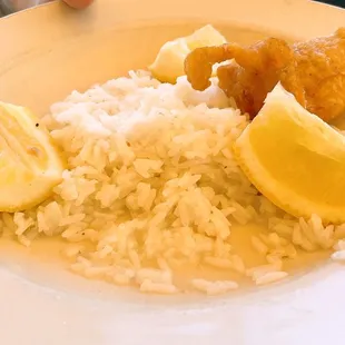 Fish and with rice not good!!