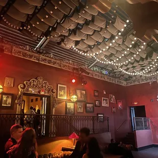 Main room outside where the dance floor was set up