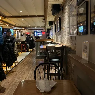 the interior of a restaurant